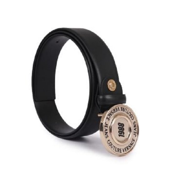 VERSACE JEANS COUTURE Buckle Leather Belt 1988 - Picture 4 of 5